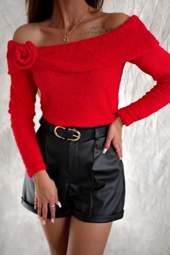 Sweter Rose Czerwony
